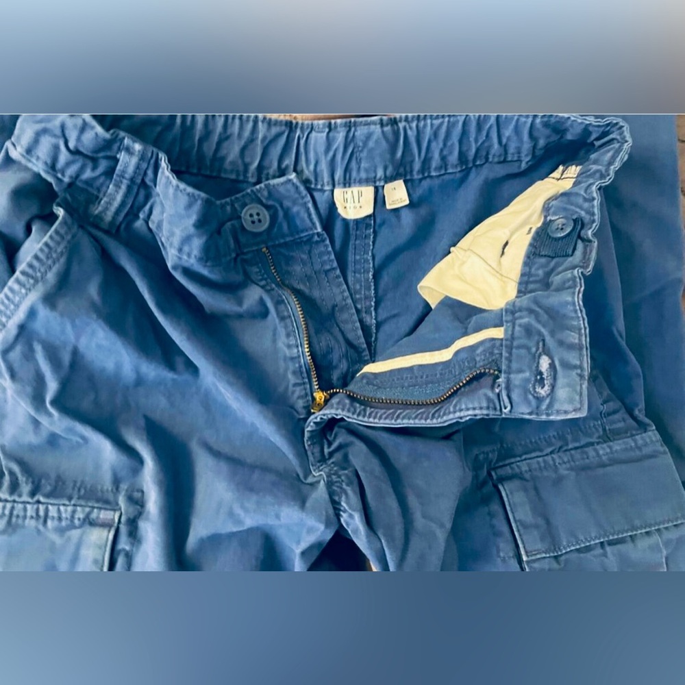 GAP Navy Utility Pants 16 kid